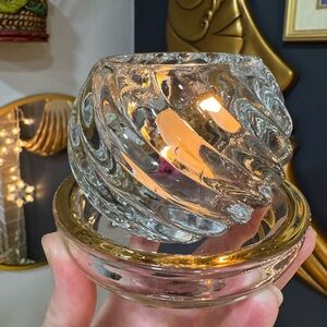Vintage Partylite Swirl Votive Candle Holder
